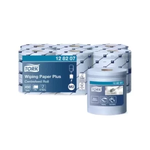 Image of Wiping Paper Plus 2 ply Blue M2 128207 (PK6)