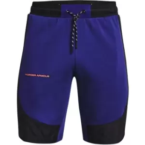 Image of Under Armour Terry Amp Shorts Mens - Blue