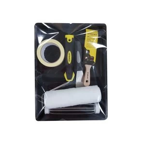 Image of Stanley Tools Roller & 2" Stubby Max Finish Brush Set, 6 Piece