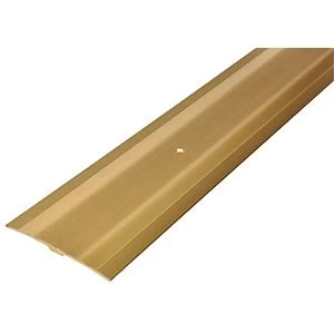 Image of Wickes Extra Wide Carpet Cover Trim Gold Effect - 900mm