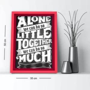 Image of 3550AHS-046 Multicolor Decorative Framed MDF Painting