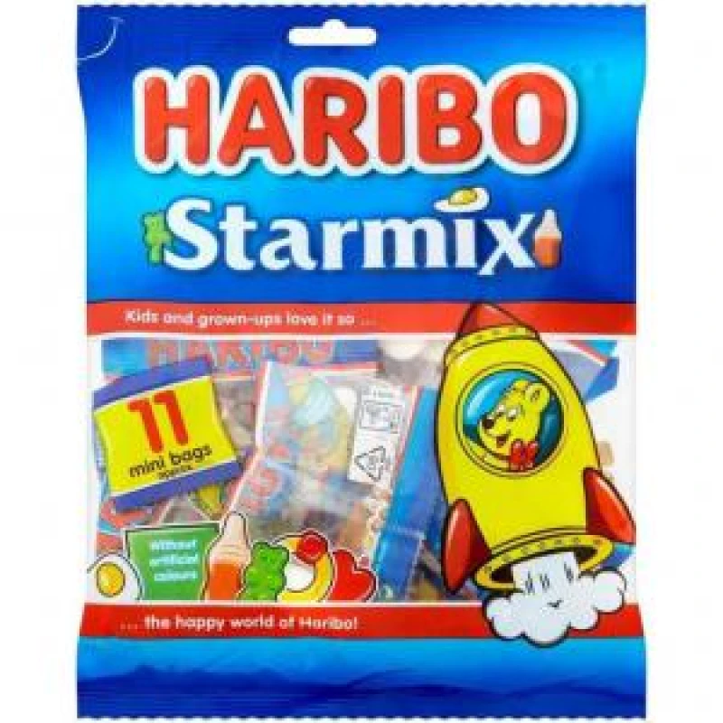 Image of Haribo Starmix 11 Mini Bags Sweets Multipack 109486930