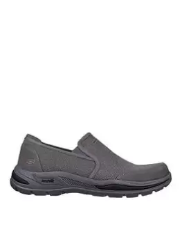 Image of Skechers 204509 - Arch Fit Motley Trainer, Charcoal, Size 8, Men