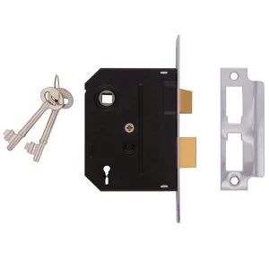 Image of Union 2295 2 Lever Mortice Sashlock Chrome Finish 63mm 2.5" Visi
