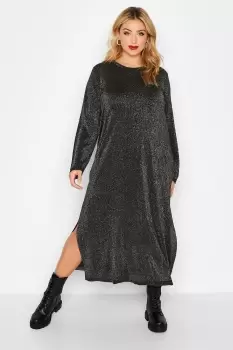 Image of Glitter Longline Dress