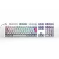 Image of Ducky One3 Mist USB RGB Mechanical Gaming Keyboard Cherry MX Speed Silver Switch - UK Layout