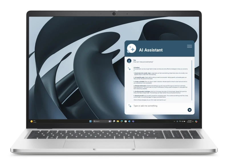 Image of DELL Pro 16 Plus PB16255 AMD Ryzen? AI 5 PRO 340 Processor (22 MB cach