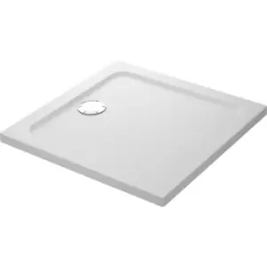Image of Mira Flight Safe Square Shower Tray 1000 x 1000mm in White Acrylic Stone Resin