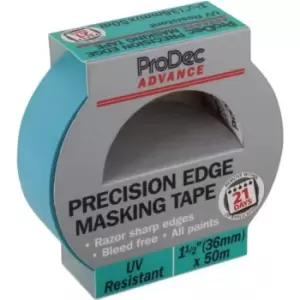 Image of ProDec Advance 36Mm X 50M Uv Resistant Precision Edge Masking Tape- you get 8