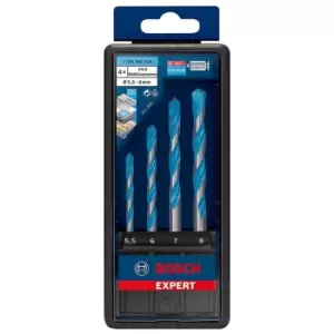 Image of Bosch 2608900646 Expert CYL-9 Multi Construction Drill Bit Set 5.5mm - 8mm, Pack