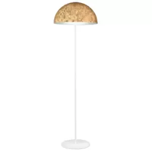 Image of Kolarz CULT - Designer Dome Floor Light - Leaf Copper Finish, 3x E27