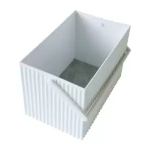 Image of Hachiman Omnioffre Stacking Storage Box Medium - White