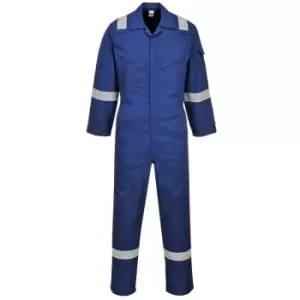 Image of Portwest C814 Iona Cotton Coverall Royal Blue M