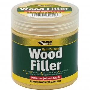Image of Everbuild Multi Purpose Premium Joiners Grade Wood Filler Medium Stainable 250ml