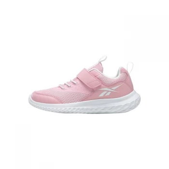 Image of Reebok Rush Runner 4 Shoes Kids - Pink Glow / Pink Glow / Cloud