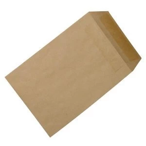 Image of 5 Star Office Envelopes Recycled Lightweight Pocket Self Seal 90gsm Manilla 254x178mm Pack 500