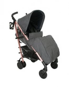 Image of My Babiie Katie Piper MB51 Rose Gold,Grey & Navy Stroller, Grey/Navy