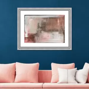 Image of The Art Group Oriental Blush Framed Print Pink