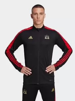 Image of adidas Salah Track Top, Black, Size S, Men