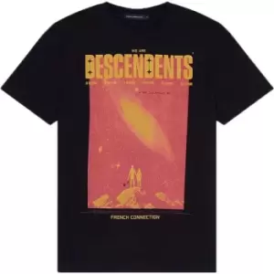 Image of French Connection Descendents T-Shirt - Black