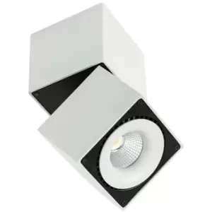 Image of Italux Sevilla Square Ceiling 3000K - Modern Technical LED Surface Mounted White, Black, Warm White 3000K 2350lm