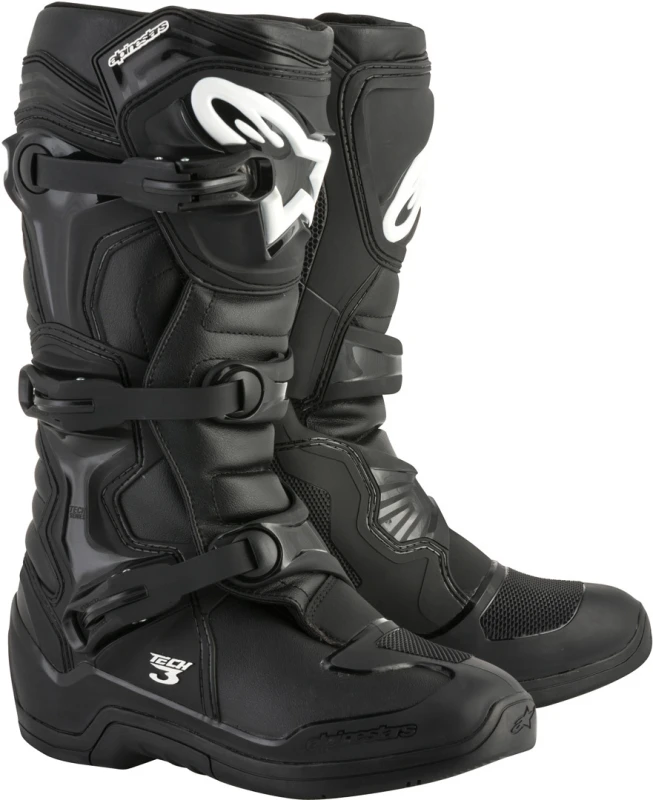 Image of Alpinestars Tech 3 Motocross Boots, black, Size 43 for Men