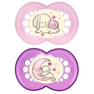 Image of Mam Night 6+M Soother - Girl