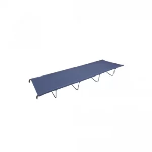 Image of Blue Folding Camping Bed with 4 Legs