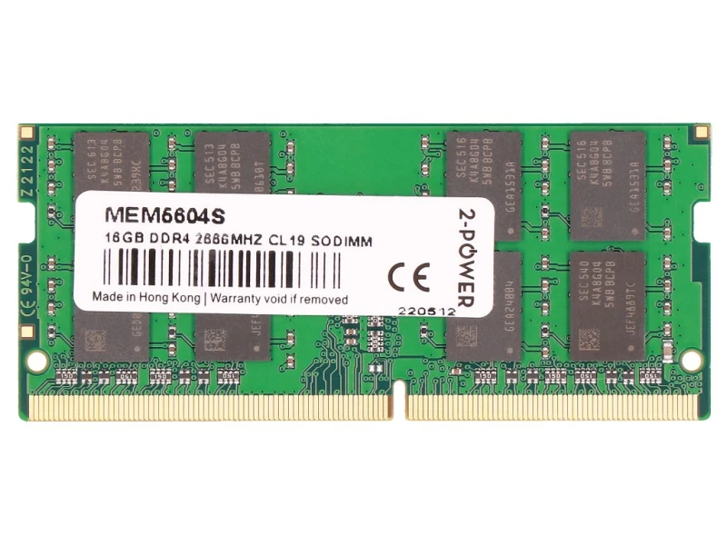 Image of 2-Power MEM5604S memory module 16GB 1 x 16GB DDR4