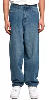 Image of Urban Classics 90S Jeans, Middeepblue, Male, Pants, TB4461-03851