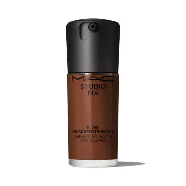 Image of MAC Studio Fix Fluid SPF 15 Foundation - NW55 - Soft-Matte Finish - 24hr Medium-To-Full Coverage - 30ml - MAC Cosmetics