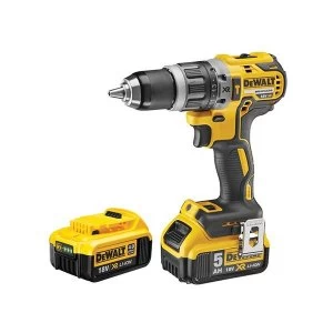 Image of DEWALT DCD796PM XR Brushless Hammer Drill 18V 1 x 4.0Ah & 1 x 5.0Ah Li-ion