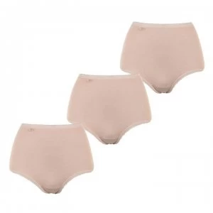 Image of Sloggi 3 Pack Maxi Briefs - Skin 0026