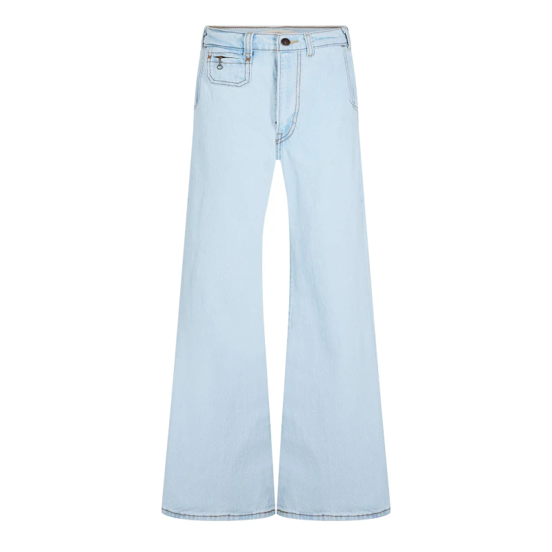 Image of Levis Womens Ribcage Bells Wide Leg Jeans Eventually Sure female 25 L30
