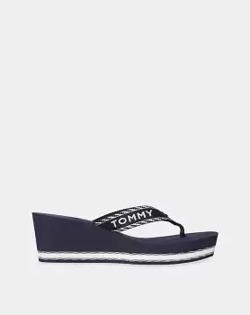 Image of Tommy Hilfiger Wedge Flip Flops D Fit
