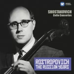 Image of Shostakovich Cello Concertos Rostropovich The Russian Years by Dmitri Shostakovich CD Album