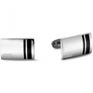 Image of Tommy Hilfiger Jewellery Gents Stainless Steel Fine Core Cufflinks