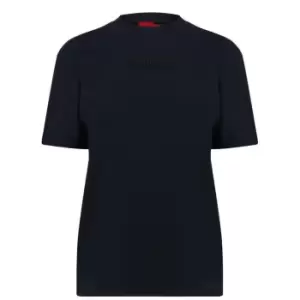 Image of Hugo Girlfriend T Shirt - Blue