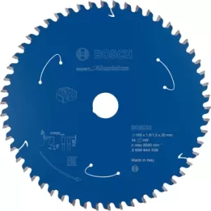 Image of Bosch Expert Cordless Circular Saw Blade for Aluminium 165mm 54T 20mm