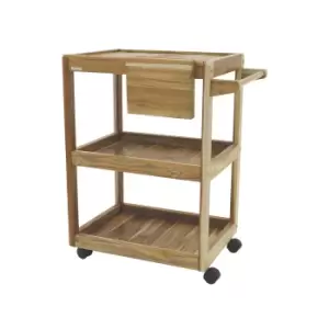 Image of Tramontina Teak Wood Serving Trolley