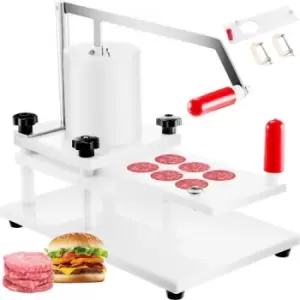 Image of VEVOR Commercial Burger Press 2-Inch*6 Commercial Hamburger Patty Maker with Replaceable Mold Manual Burger Forming Machine with Tabletop Fixed Design