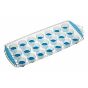 Image of Kitchen Craft Colour Works Flexible Pop Out Ice Cube Tray - Green