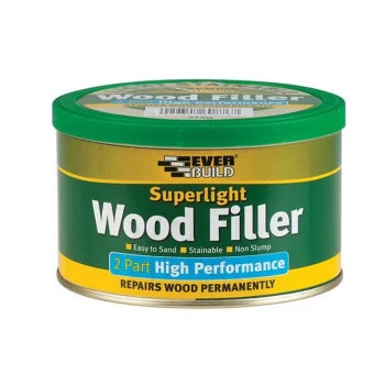 Image of Everbuild Superlight 2-Part High-Performance Wood Filler 370g