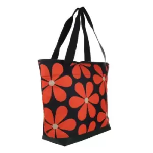 Image of Regatta Orla Kiely Coolbag Tote - Daisy Navy