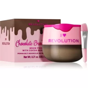 Image of I Heart Revolution Chocolate Brow Pot Eyebrow Pomade Milk Chocolate (dark blonde to light brown hair) 6 g