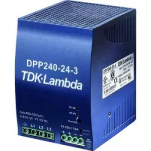Image of TDK-Lambda DPP-240-24-1 Rail mounted PSU (DIN) 24 V DC 10 A 240 W 1 x