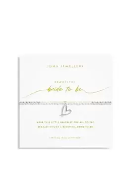 Image of Joma Jewellery Bridal Pearl A Little... Bride To Be Bracelet - 17.5cm Stretch, Silver, Women
