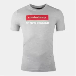 Image of Canterbury Organic T-Shirt Mens - Grey