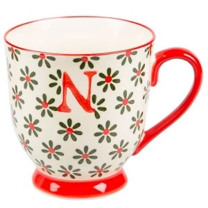 Image of Sass & Belle Bohemian Mug Letter N