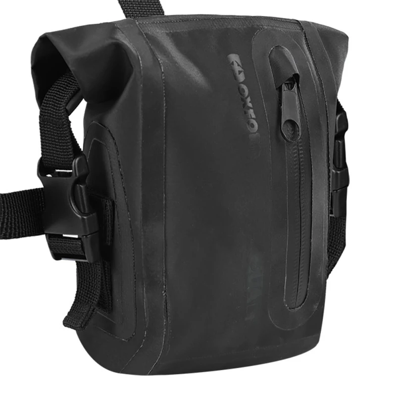 Image of Oxford Aqua L1 Leg Bag 1L Black